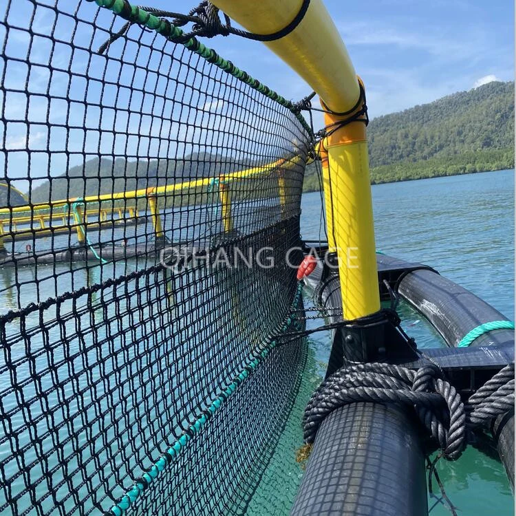 HDPE Fish Cage Farming Net for Sea Bass Farming