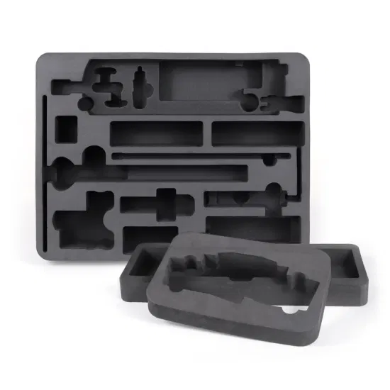 Black Expandable Polyethylene Packaging Foam Custom Foam Insert for Box